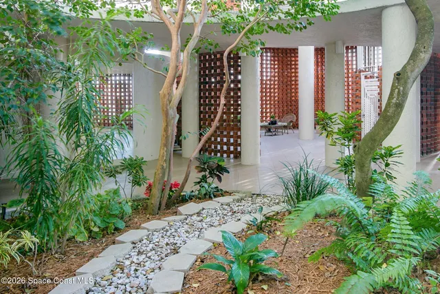 a view of outdoor space and garden