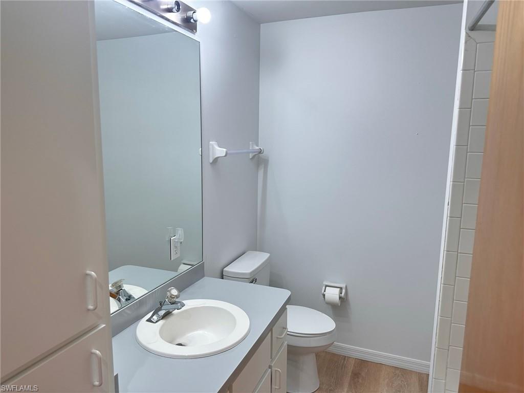 18475 Evergreen Road Fort Myers, FL 33967 - Photo 21 of 30 a bathroom with a sink and a mirror