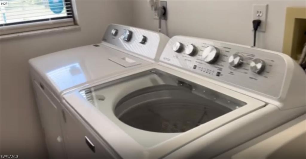 18475 Evergreen Road Fort Myers, FL 33967 - Photo 24 of 30 a utility room with dryer and washer