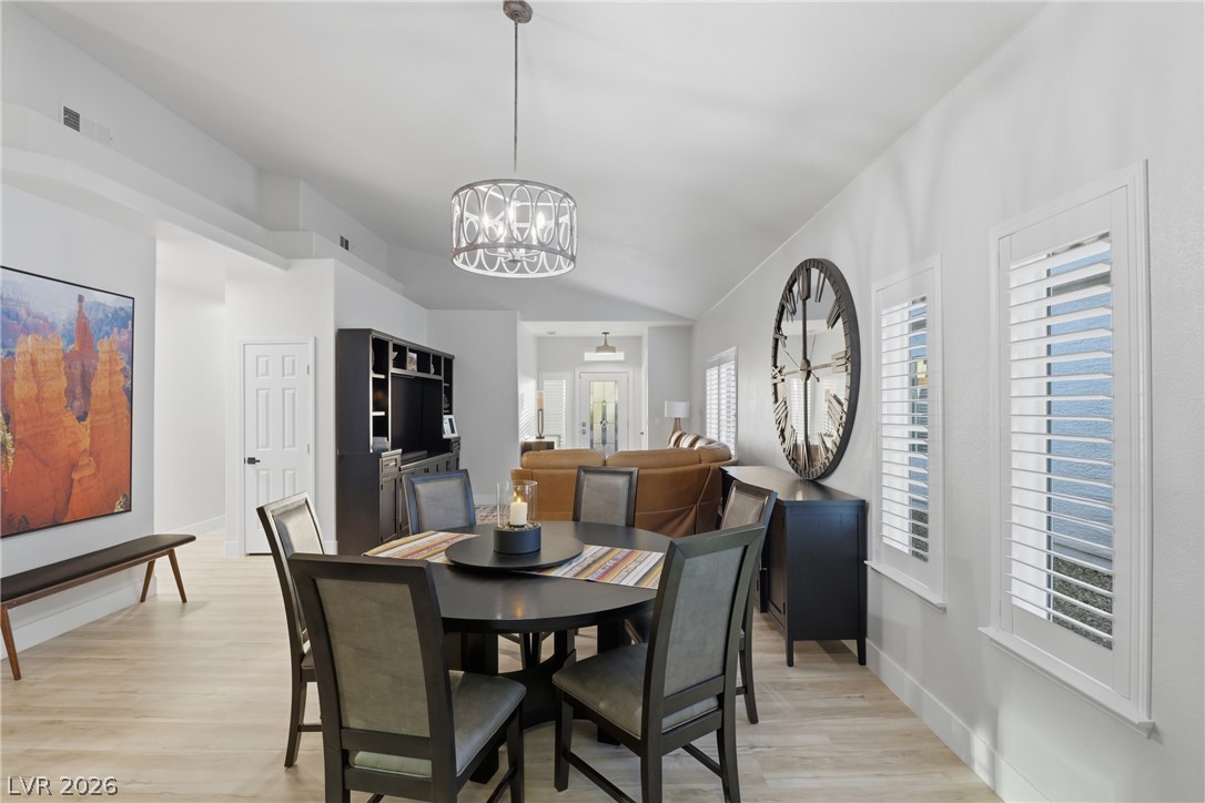 239 Highgate Street Henderson, NV 89074 - Photo 30 of 44 Step inside to find soaring ceilings, elegant new flooring, new baseboards, fresh paint, new shutters, & custom designer fixtures.