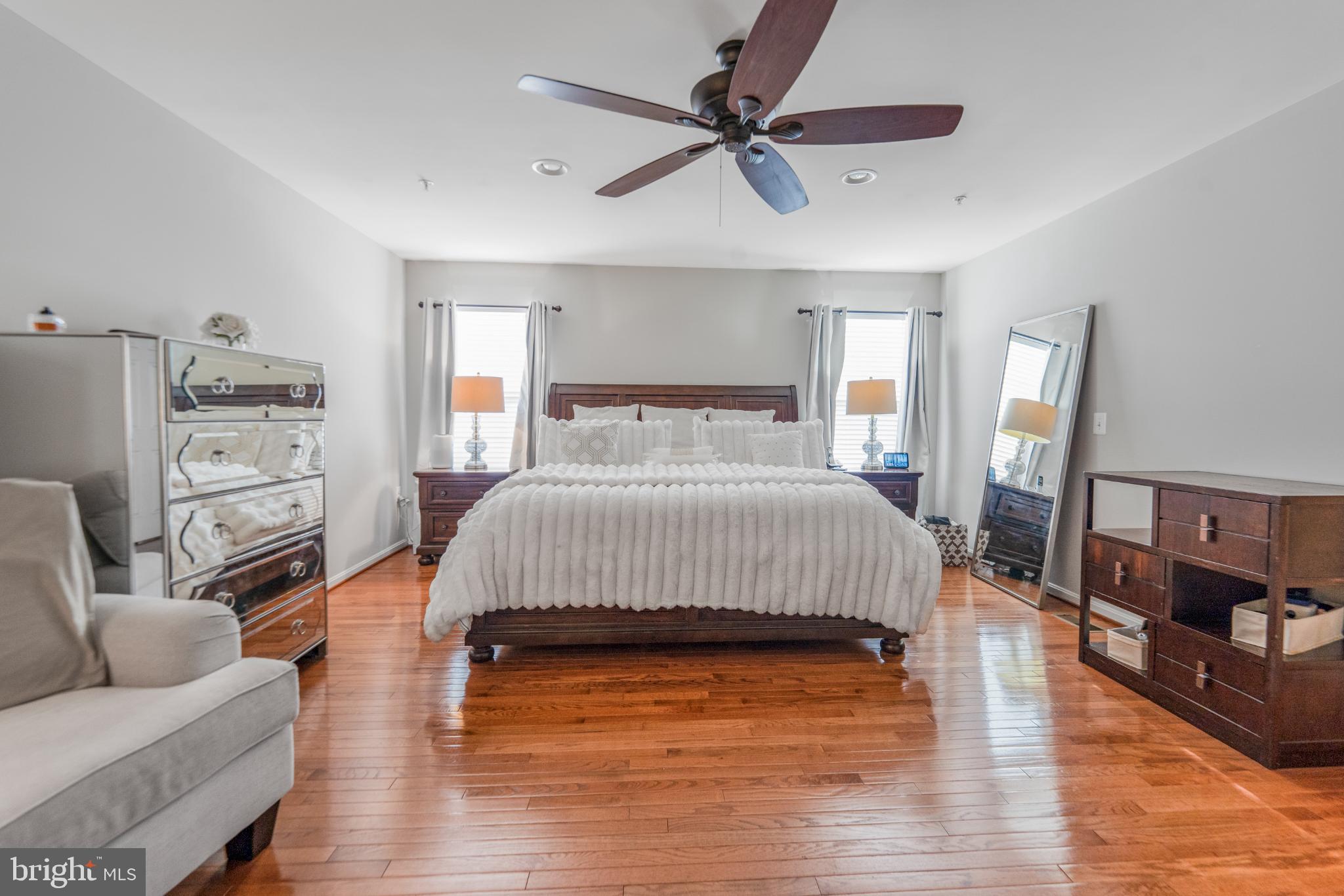 9709 Traver Street Bowie, MD 20721 - Photo 22 of 48 Spacious main bedroom with warm wooden floors.
