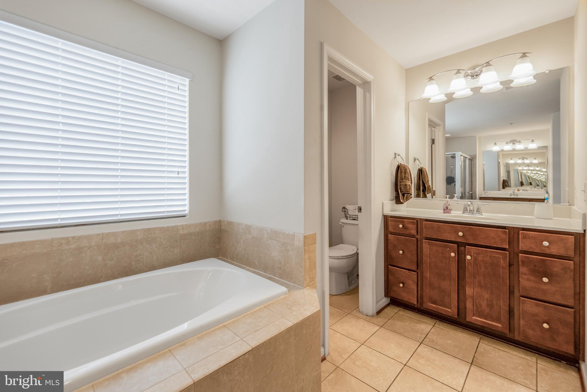 9709 Traver Street Bowie, MD 20721 - Photo 27 of 48 Serene main bathroom with modern finishes.