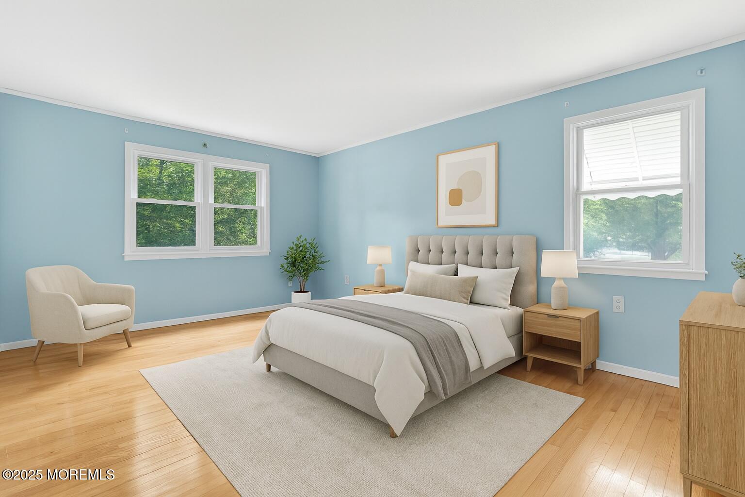 32 Woods Road Freehold, NJ 07728 - Photo 28 of 35 a bedroom with a large bed and a couch