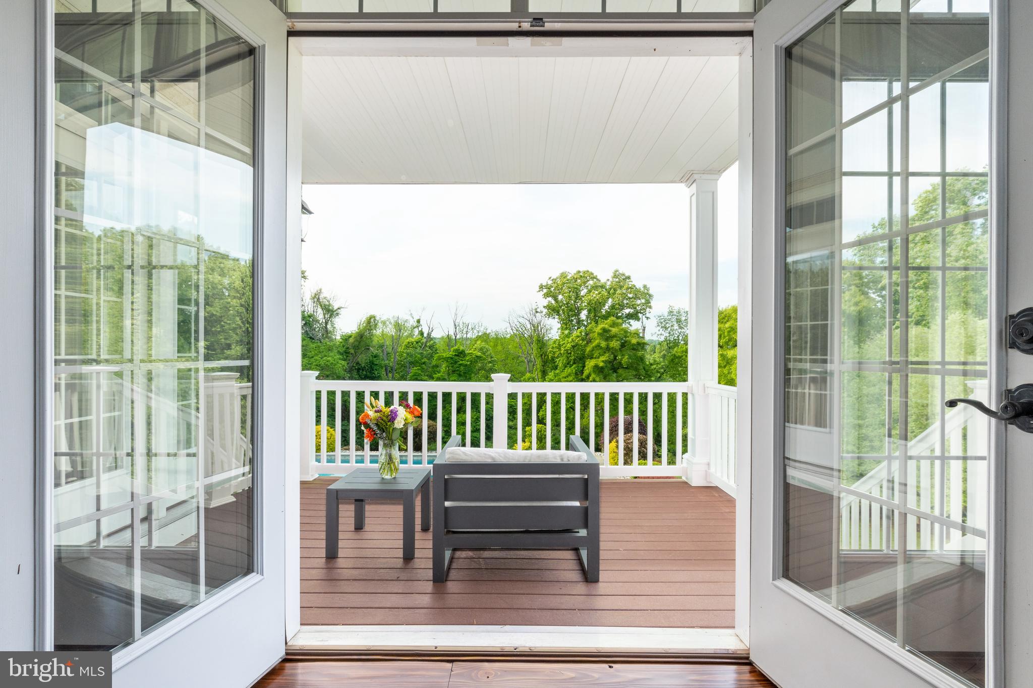 647 Andover Road Newtown Square, PA 19073 - Photo 10 of 86 Balcony Overlooking Backyard