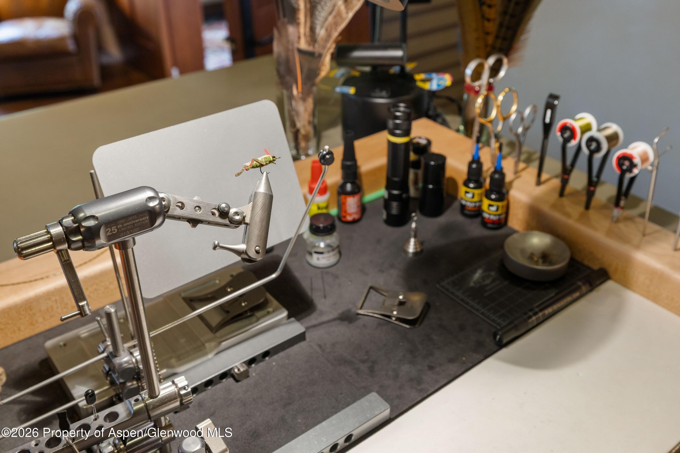 339 Big Hat Road Basalt, CO 81621 - Photo 32 of 51 Fly Tying Workstation