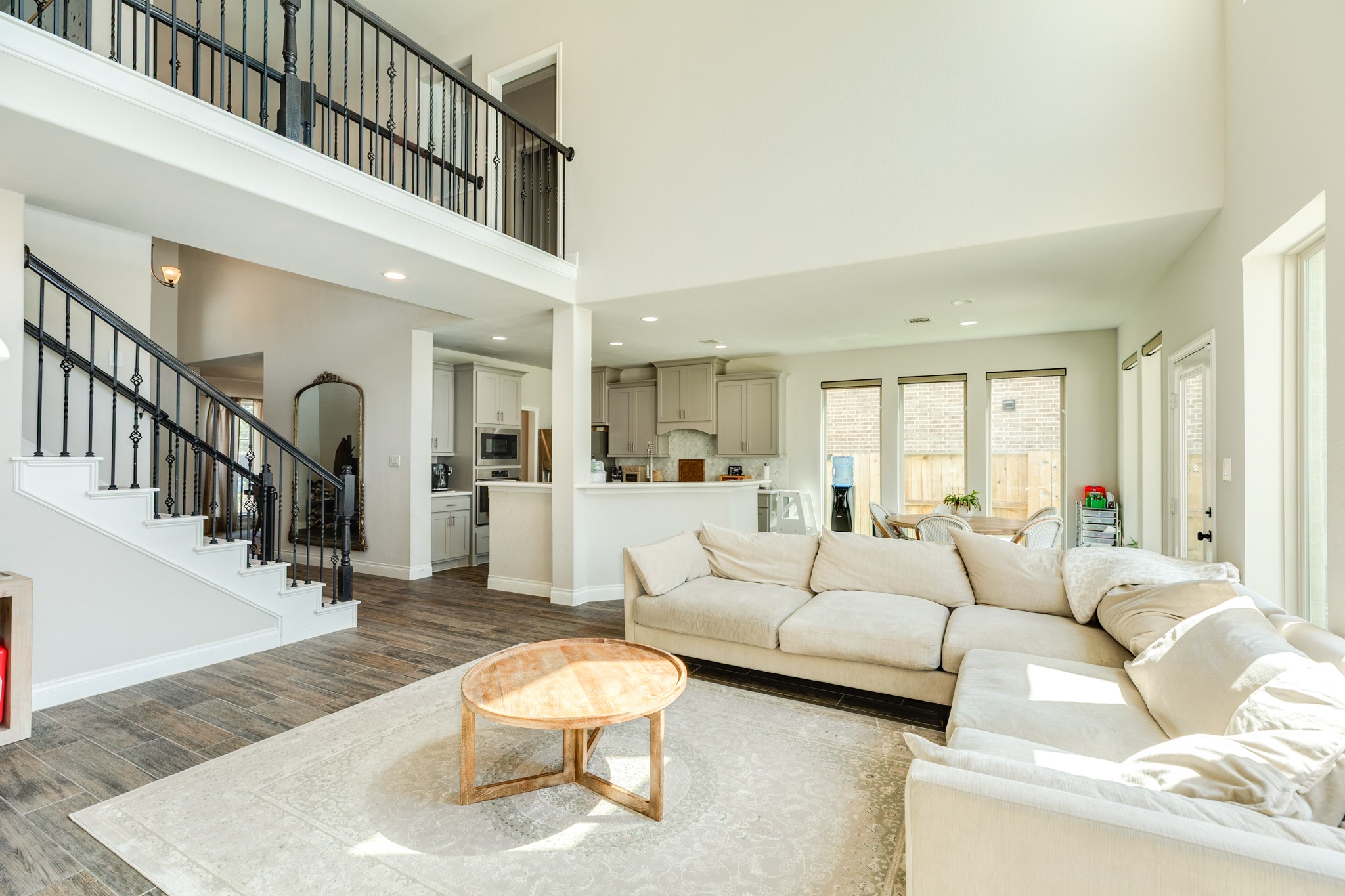 3706 Arpa Street Rosharon, TX 77583 - Photo 11 of 50 a living room with furniture and wooden floor
