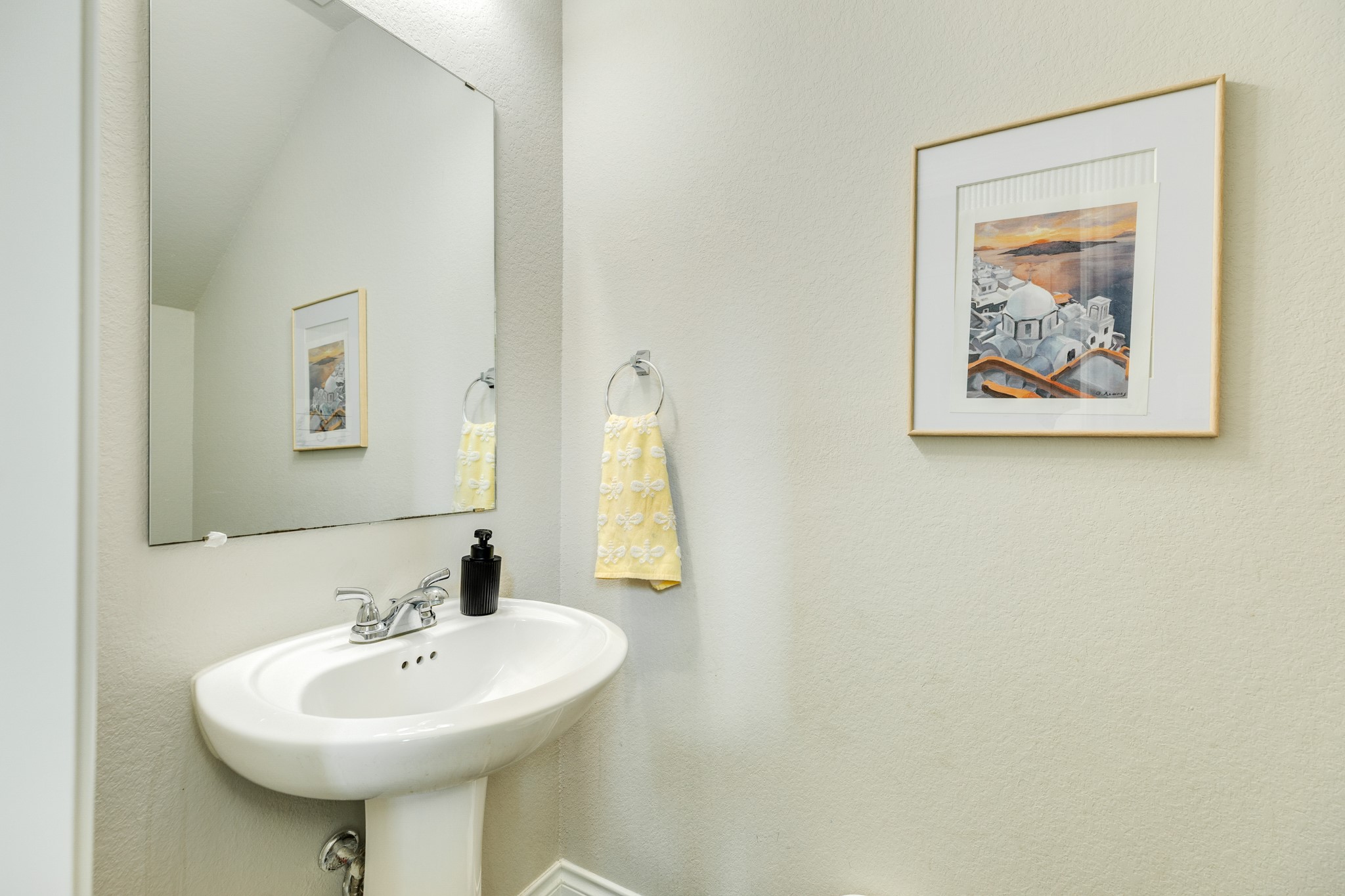 3706 Arpa Street Rosharon, TX 77583 - Photo 18 of 50 a bathroom with a sink and a mirror