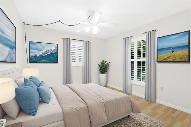 wooden floor in an empty room