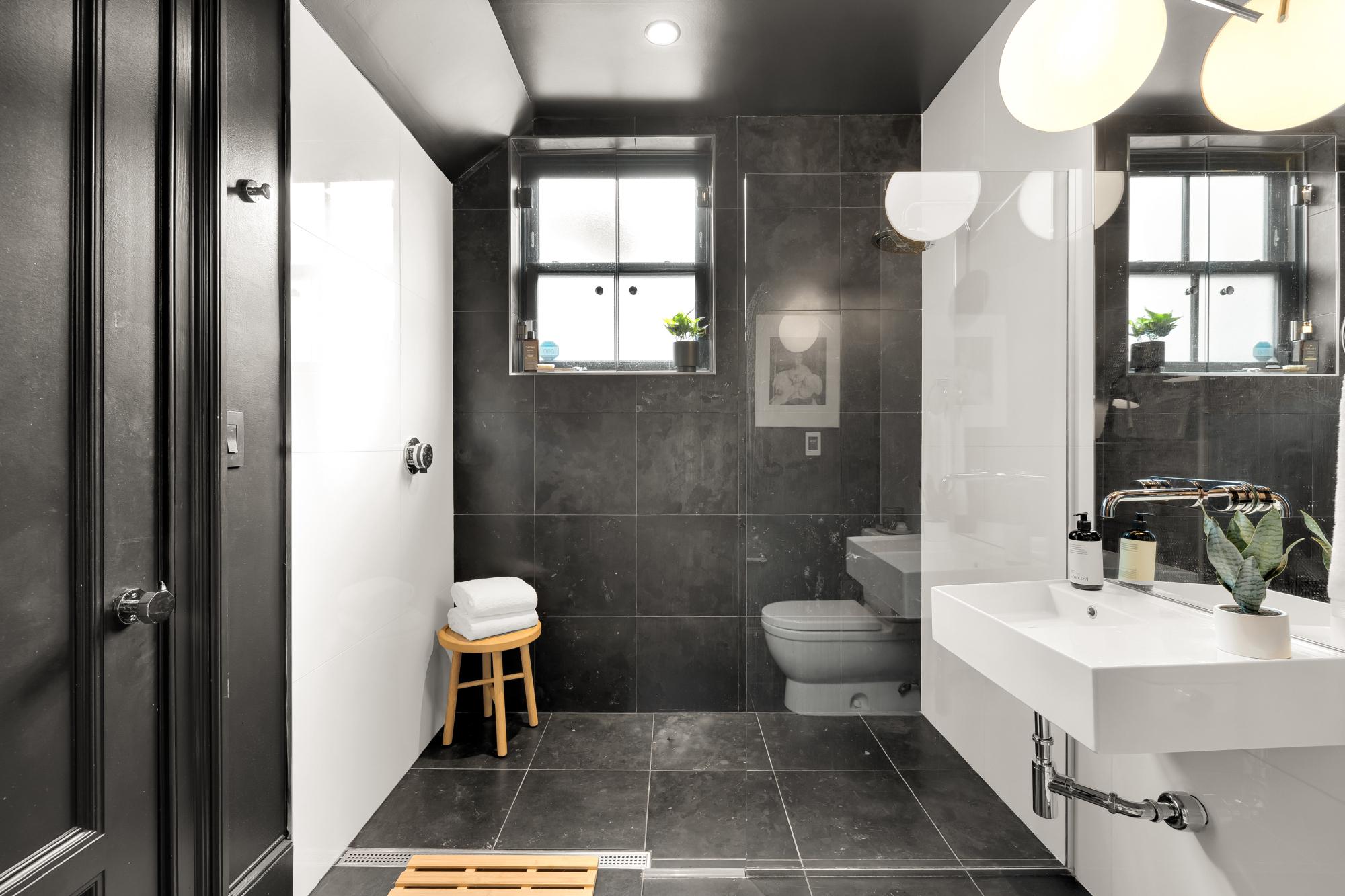 2007 Wyoming Avenue Northwest, Unit 16 Washington, DC 20009 - Photo 11 of 15 Sleek modern bathroom with elegant design.