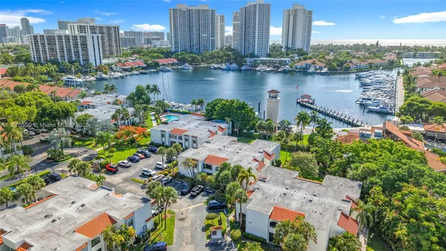 a view of a city with tall buildings in the background