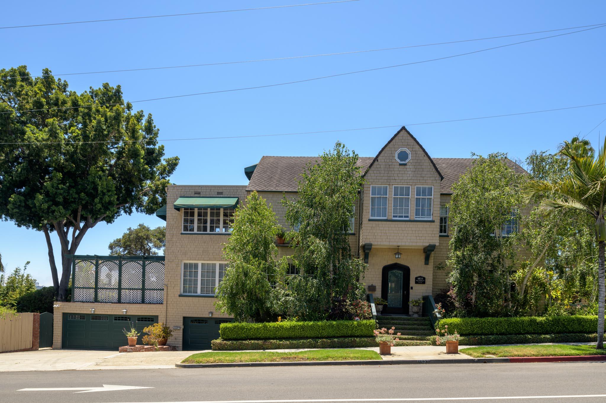 1833 Santa Barbara Street Santa Barbara, CA 93101 - Photo 31 of 35 a front view of a house with a yard