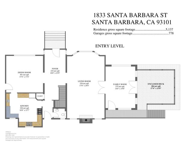 $3,995,000 | 1833 Santa Barbara Street, Santa Barbara, CA 93101
