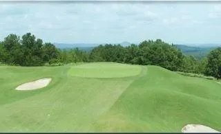 a view of a lake with a outdoor space