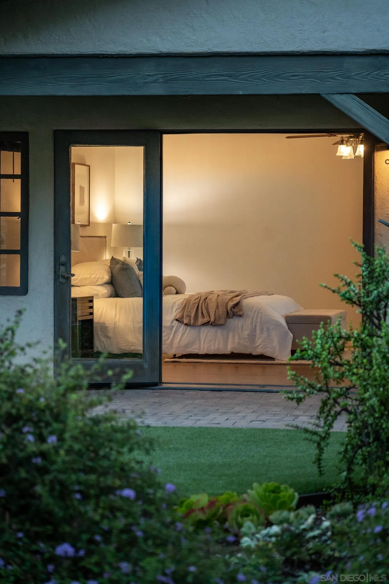 1243 Crest Drive Encinitas, CA 92024 - Photo 24 of 47 a view of a back yard from a porch