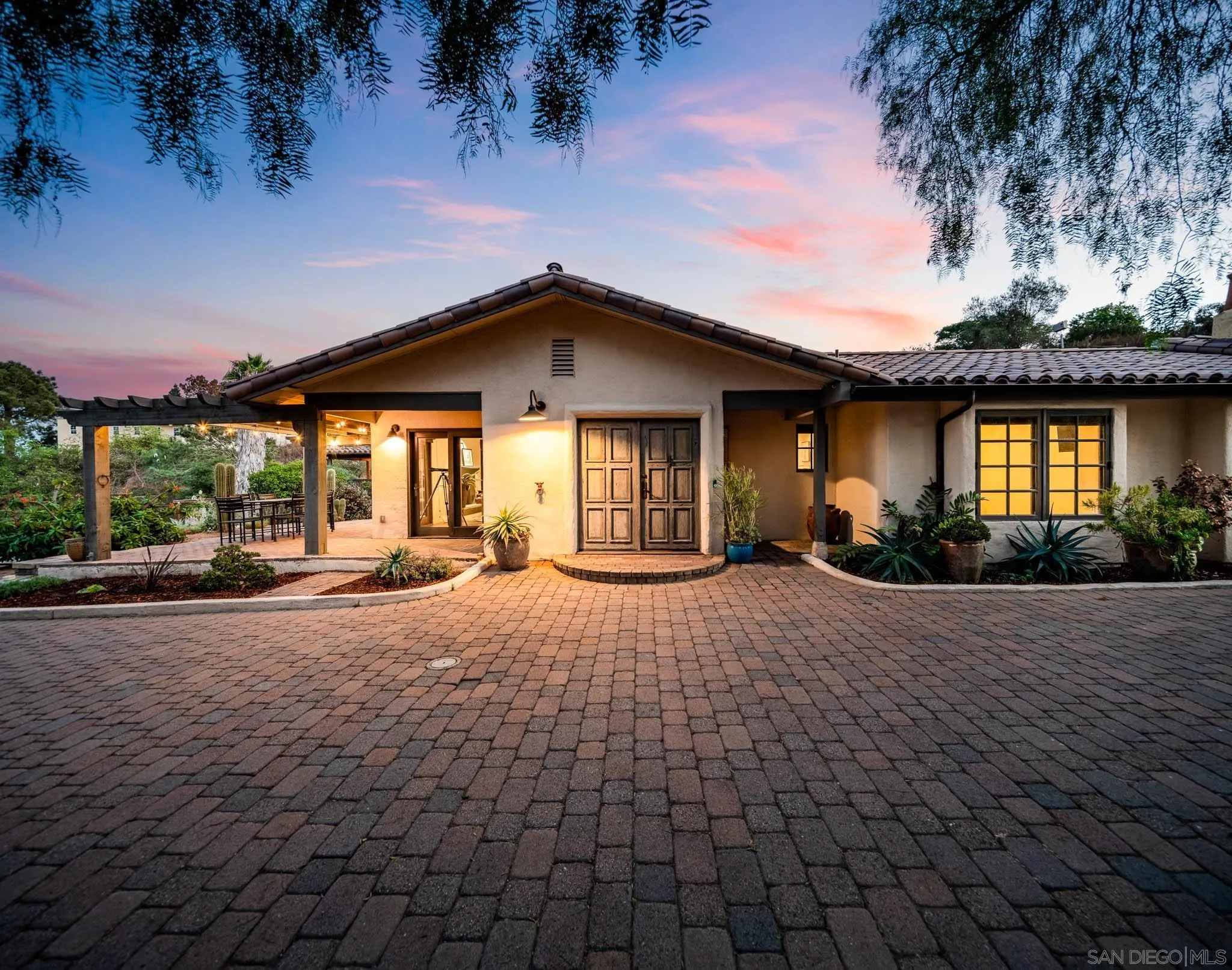 1243 Crest Drive Encinitas, CA 92024 - Photo 39 of 47 a view of a house with backyard and porch