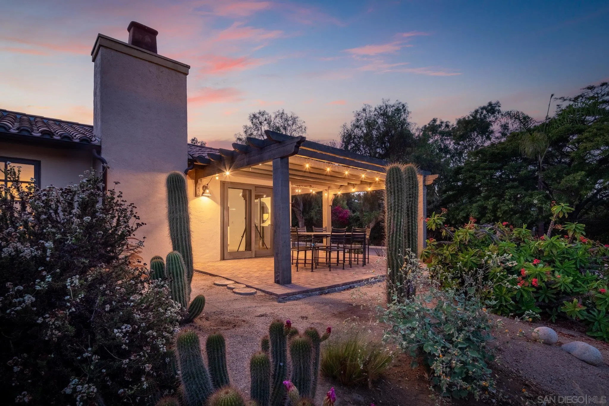 1243 Crest Drive Encinitas, CA 92024 - Photo 40 of 47 aerial view of a house with balcony and garden