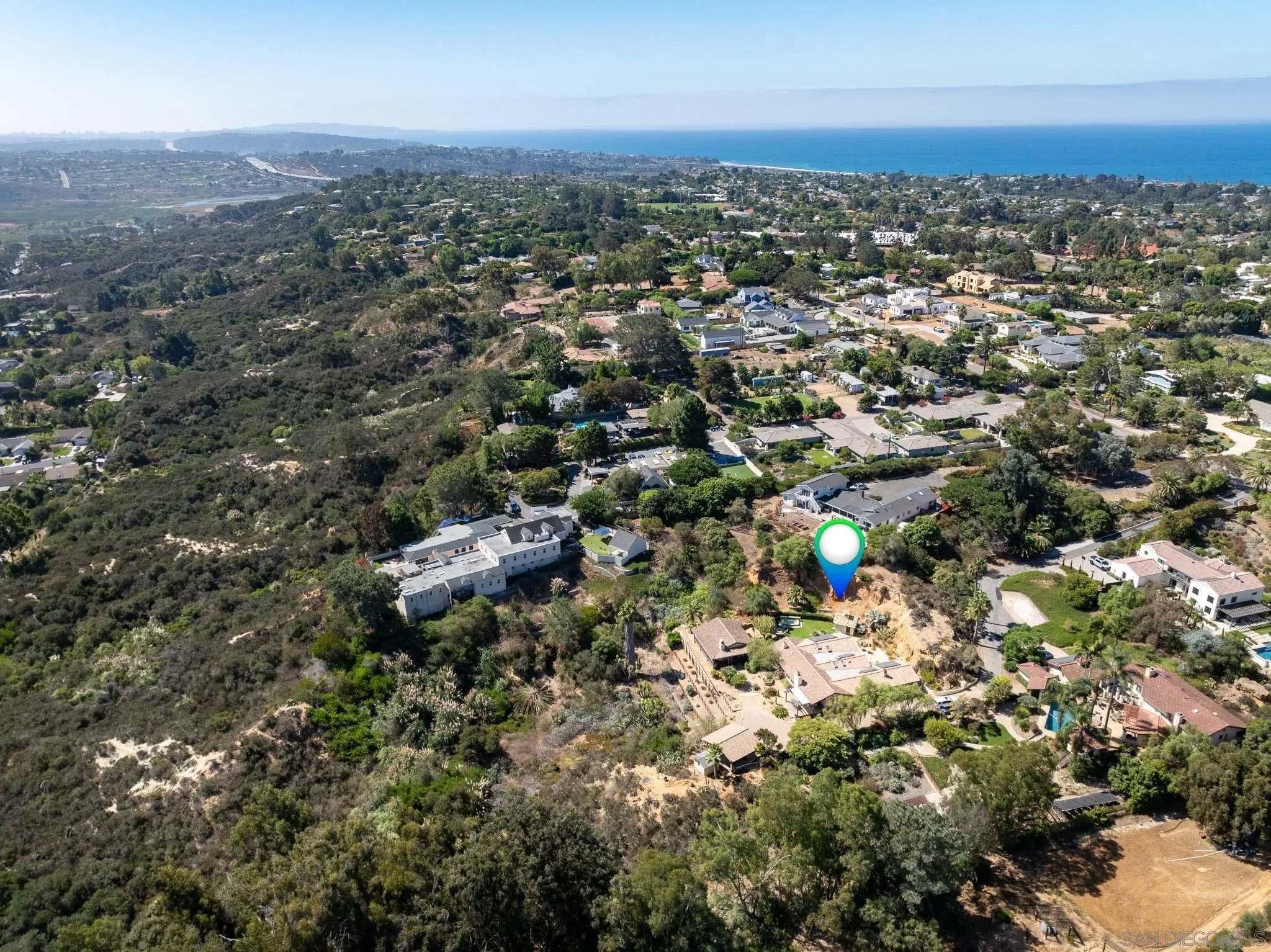 1243 Crest Drive Encinitas, CA 92024 - Photo 42 of 47 an aerial view of multiple house