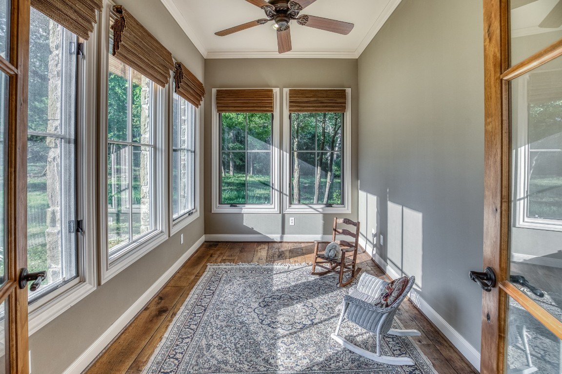 6925 South Sycamore Crossing Road Bellville, TX 77418 - Photo 14 of 40 a living room with furniture and a large window