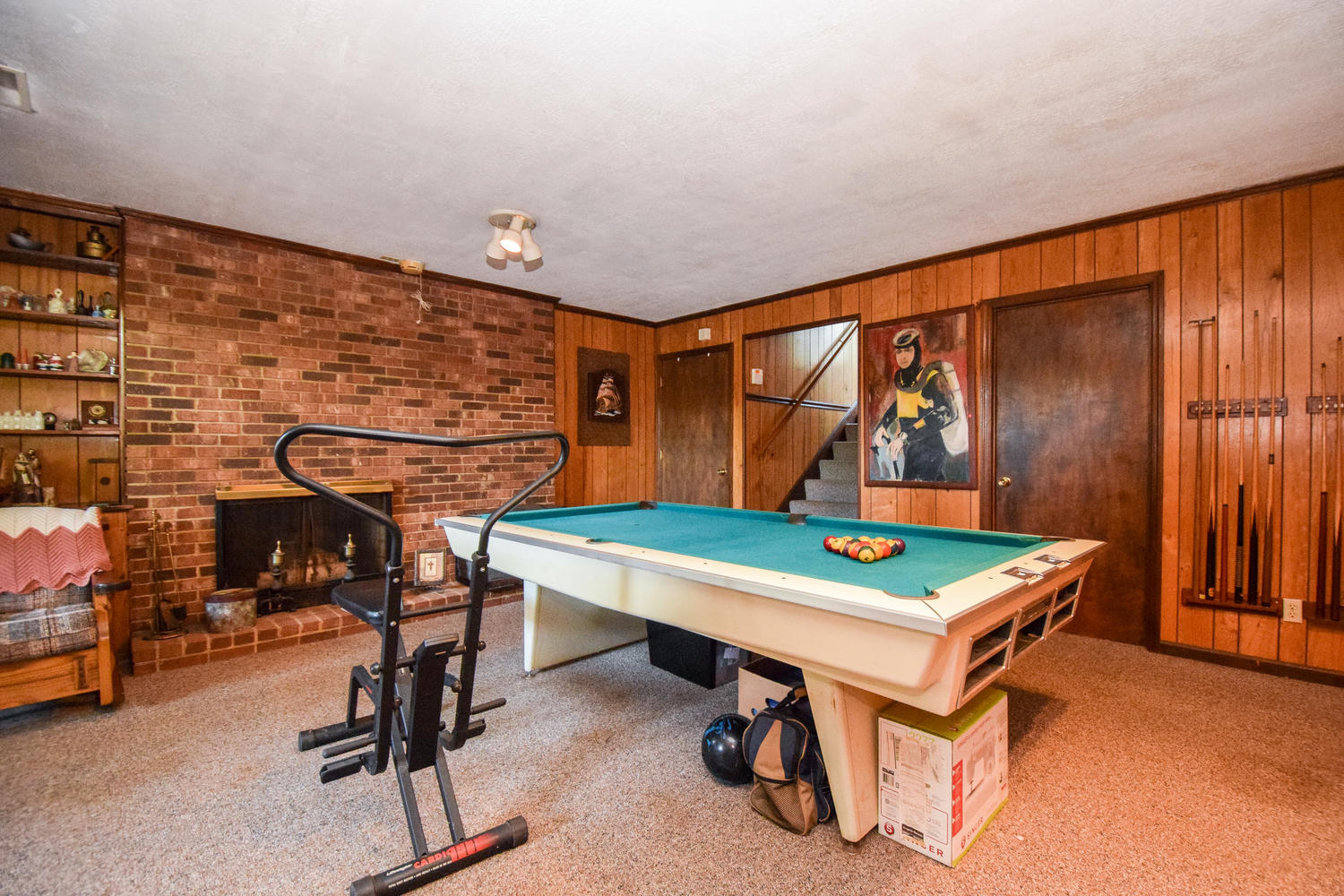 211 Rhododendron Road Callaway, VA 24067 - Photo 20 of 48 a view of a room with gym equipment