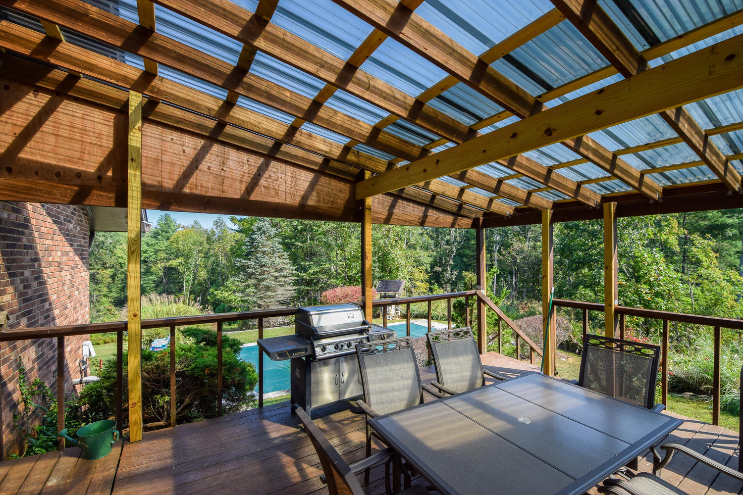 211 Rhododendron Road Callaway, VA 24067 - Photo 30 of 48 a view of a patio with wooden floor