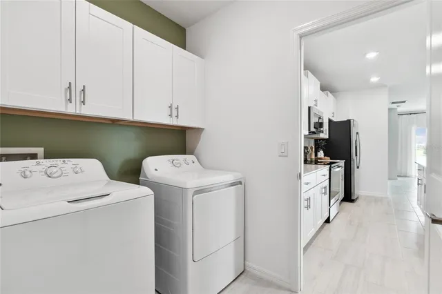 a view of a swimming pool and outdoor space