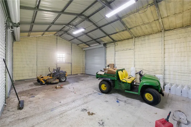 a view of a ocean with a big yard