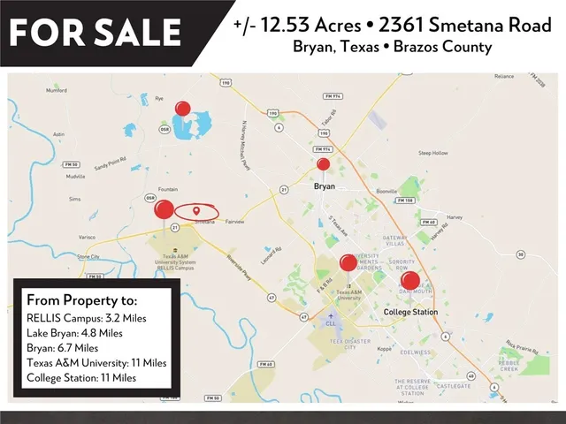 $599,000 | 2361 Smetana Road, Bryan, TX 77807