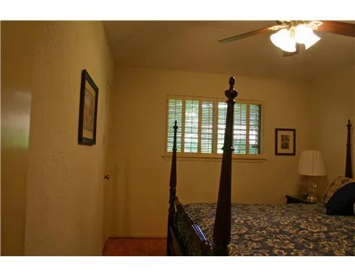 a view of a bedroom