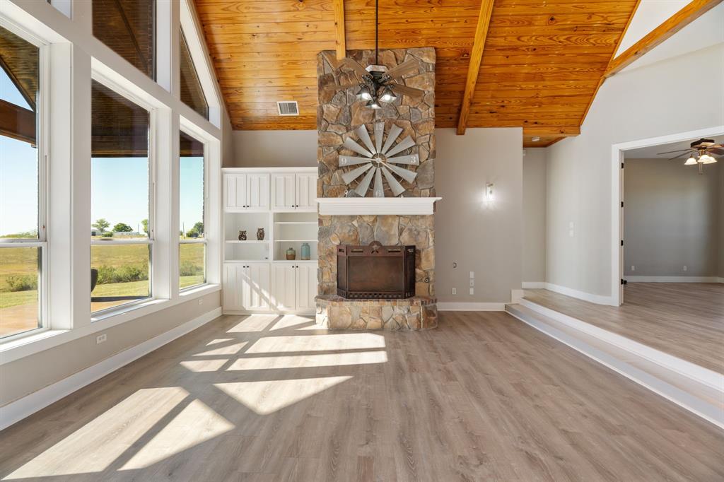 1943 Alsdorf Road Ennis, TX 75119 - Photo 3 of 38 a view of livingroom with furniture and fireplace
