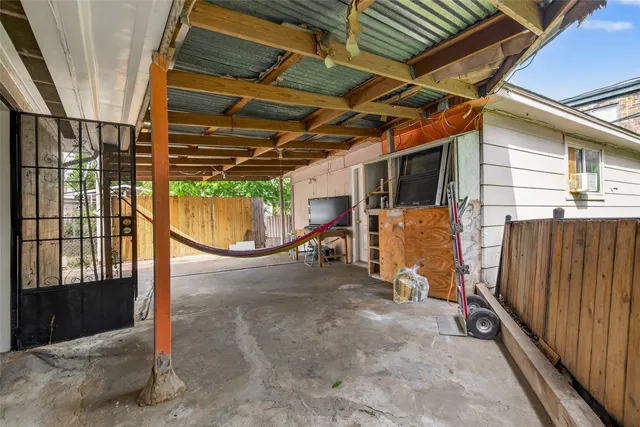 a view of storage and utility room
