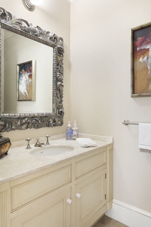 43 Oak Hill Road Harvard, MA 01451 - Photo 18 of 42 a bathroom with a sink and a mirror