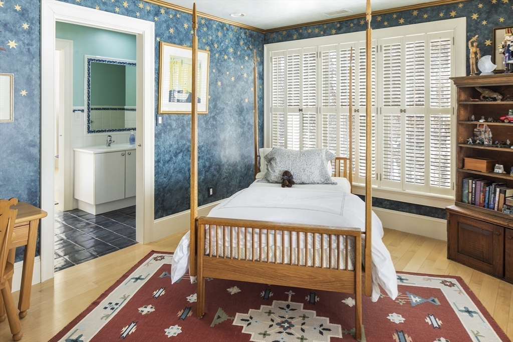 43 Oak Hill Road Harvard, MA 01451 - Photo 24 of 42 a bedroom with a bed and wooden floor