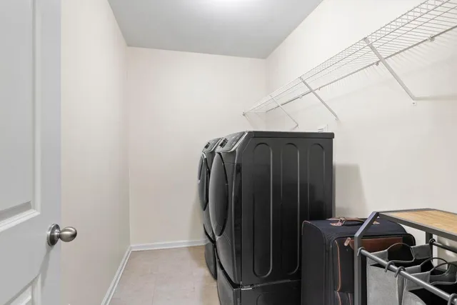 a view of a walk in closet