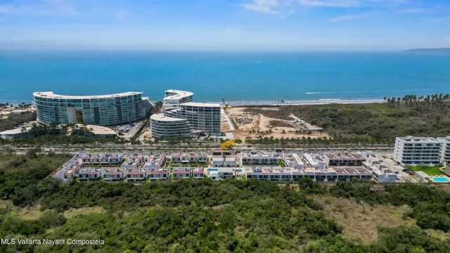 a view of a city with tall buildings