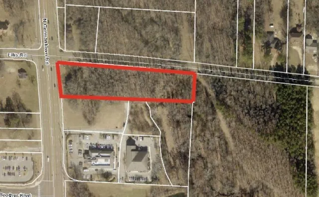 a view of a glass door