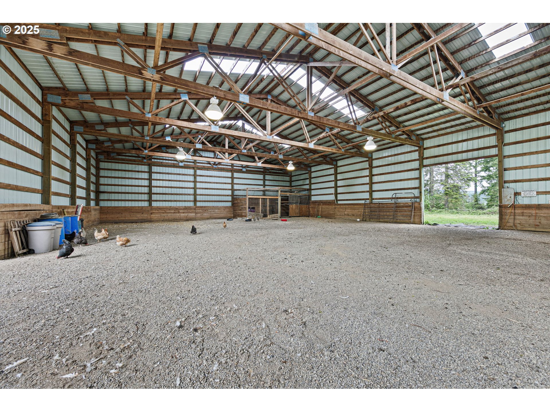 38716 Place Road Fall Creek, OR 97438 - Photo 41 of 48 a view of an empty room with wooden walls