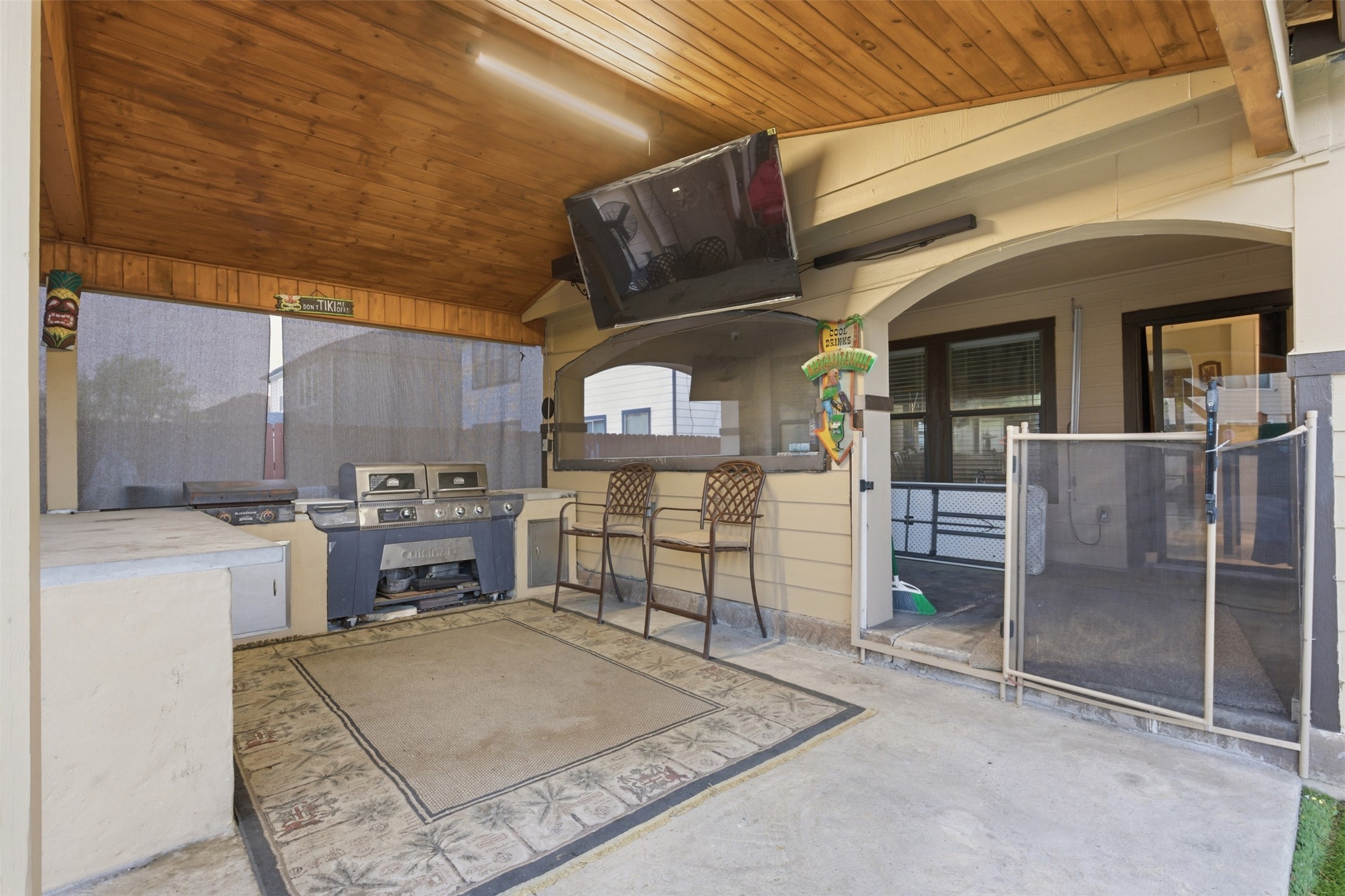 5701 Malarkey Road Del Valle, TX 78617 - Photo 22 of 27 View of patio / terrace featuring exterior kitchen
