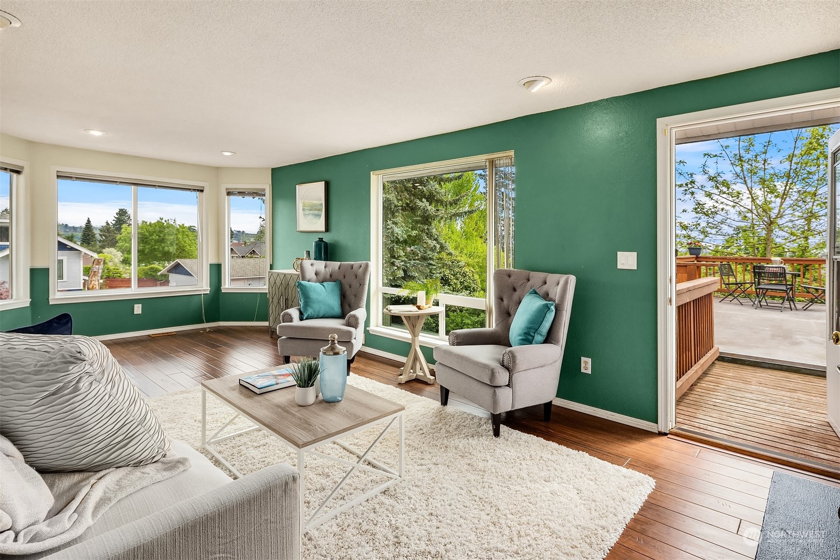 201 Thomas Avenue Southwest Renton, WA 98057 - Photo 6 of 38 a living room with furniture and a large window