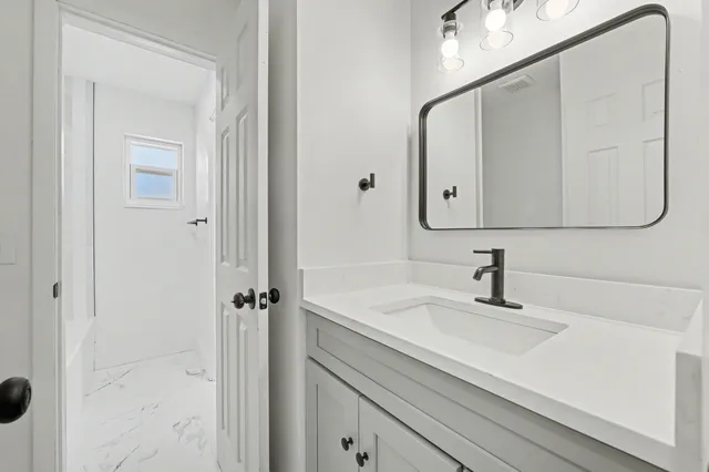 a backyard of a house