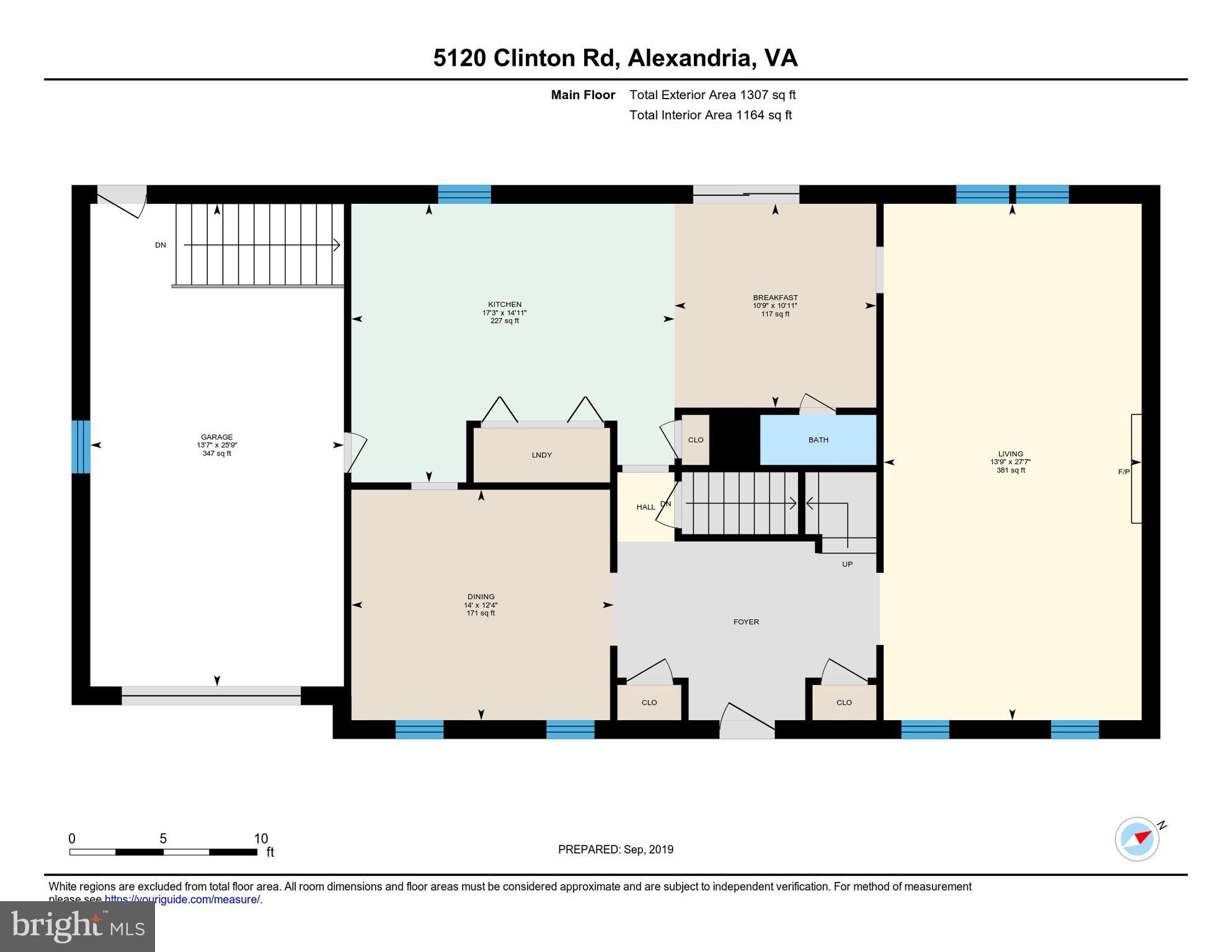 5120 Clinton Road Alexandria, VA 22312 - Photo 46 of 48 Main level floorplan