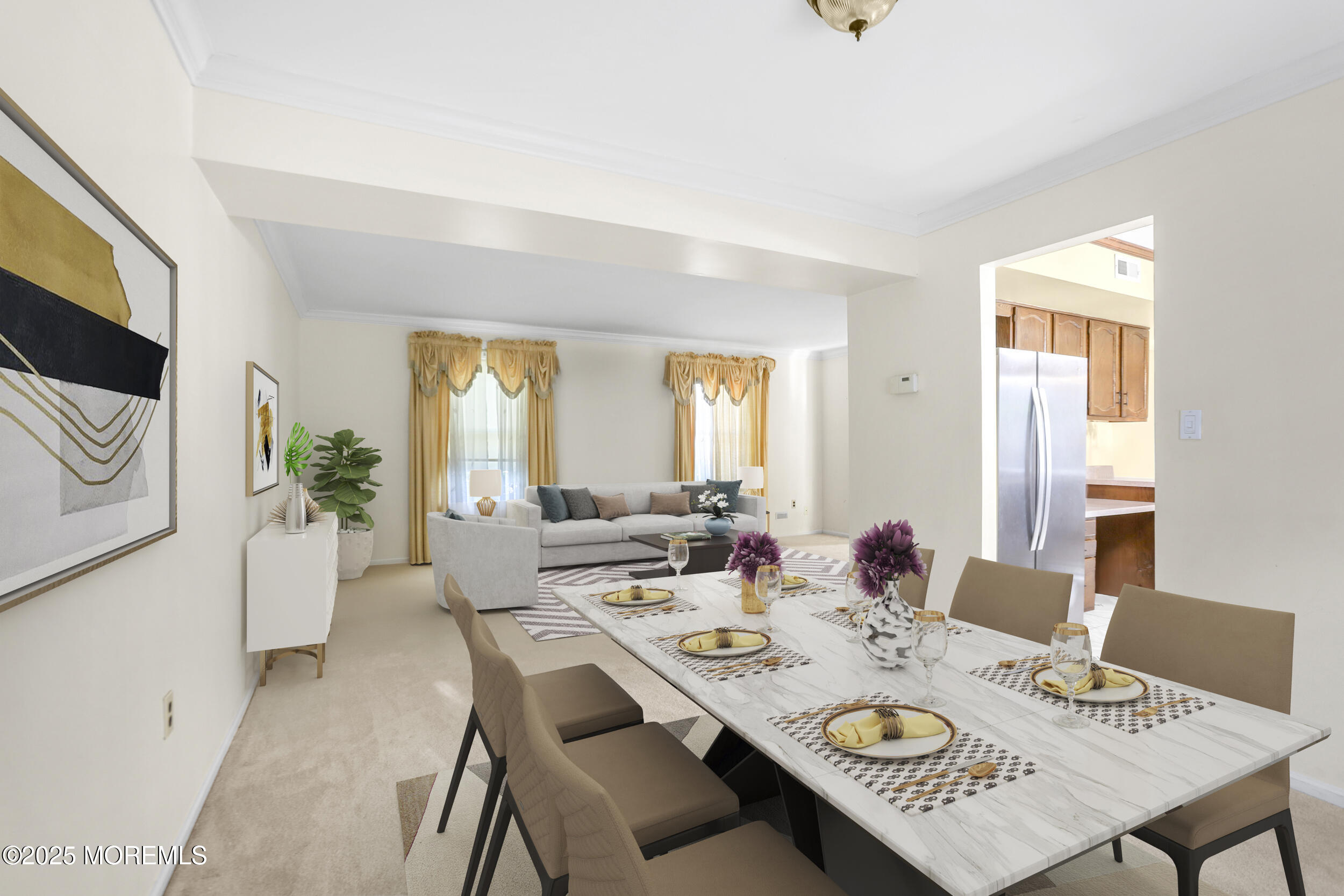 35 Winsted Drive Howell, NJ 07731 - Photo 7 of 22 a view of a dining room that has a table and chairs