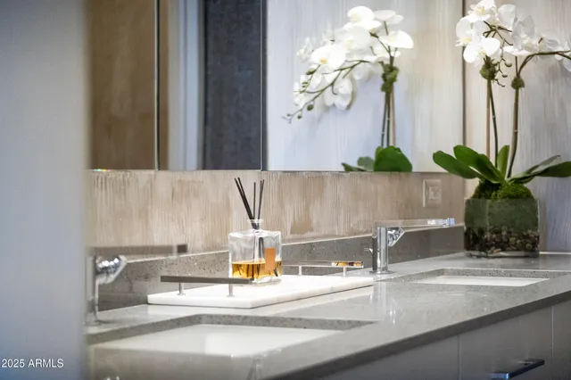 a view of a city that has tall buildings