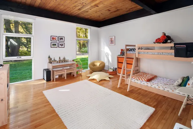 a room with furniture and window