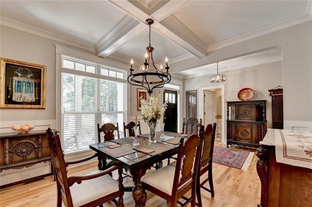 919 Fields Chapel Road Canton, GA 30114 - Photo 7 of 58 a view of a dining room with furniture window and outside view