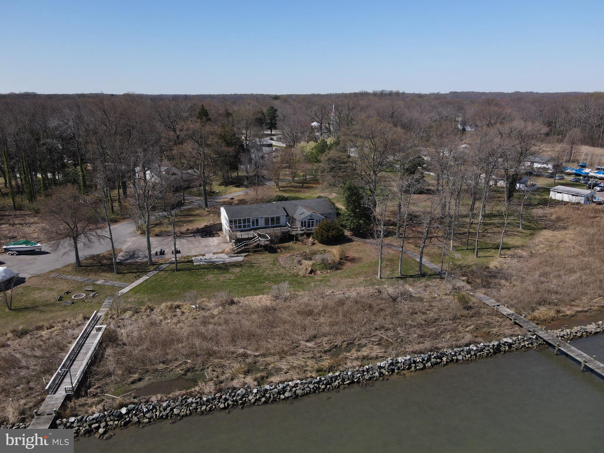 1052 Old Turkey Point Road Edgewater, MD 21037 - Photo 7 of 26 Arial View