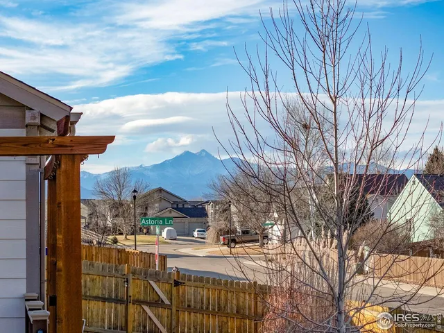 a city view with tall buildings