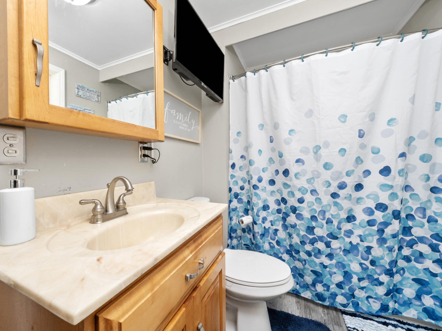 1446 Erie Street Ottawa, IL 61350 - Photo 23 of 41 a bathroom with a sink toilet and shower