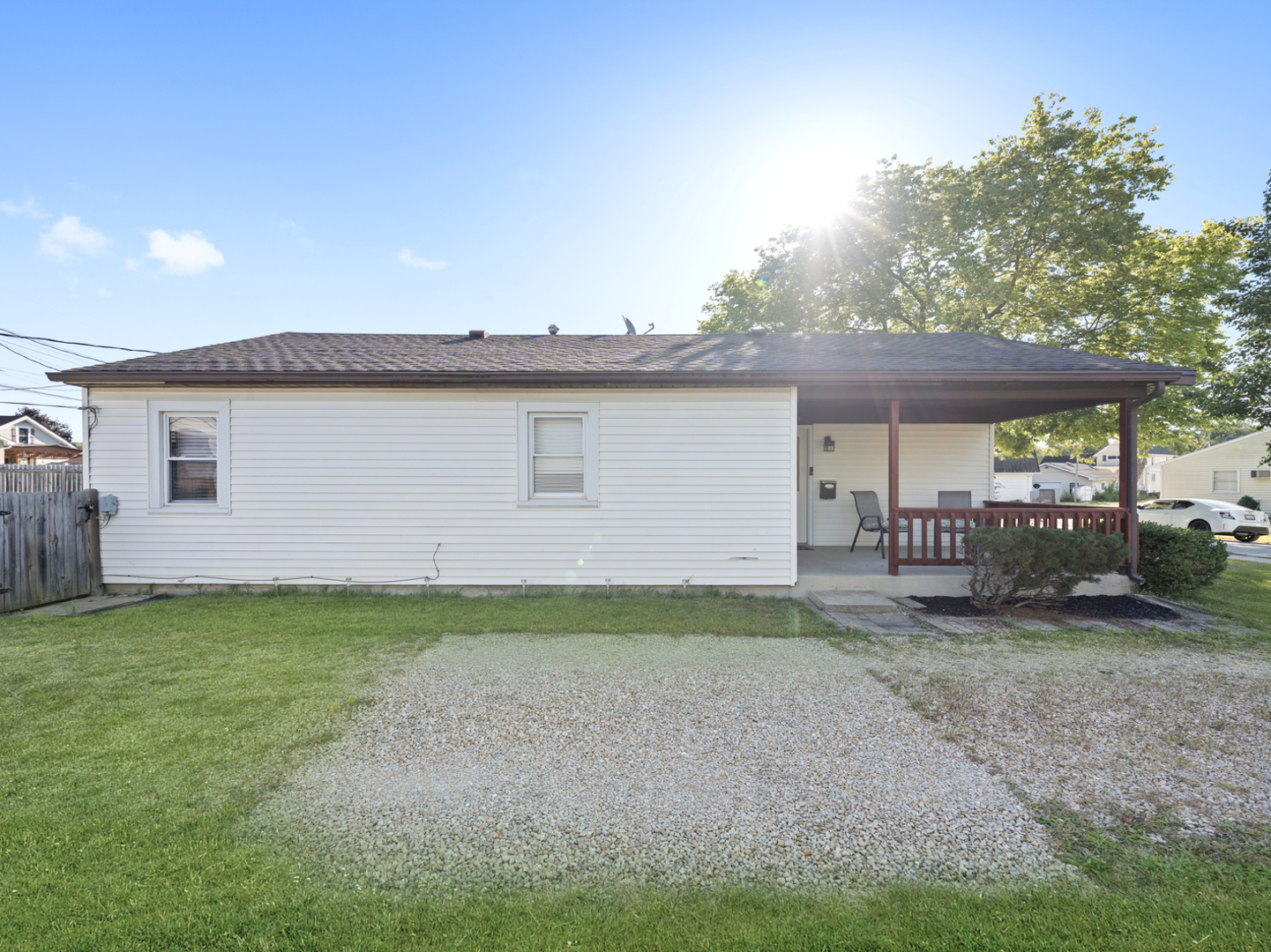 1446 Erie Street Ottawa, IL 61350 - Photo 40 of 41 a backyard of a house with barbeque oven table and chairs
