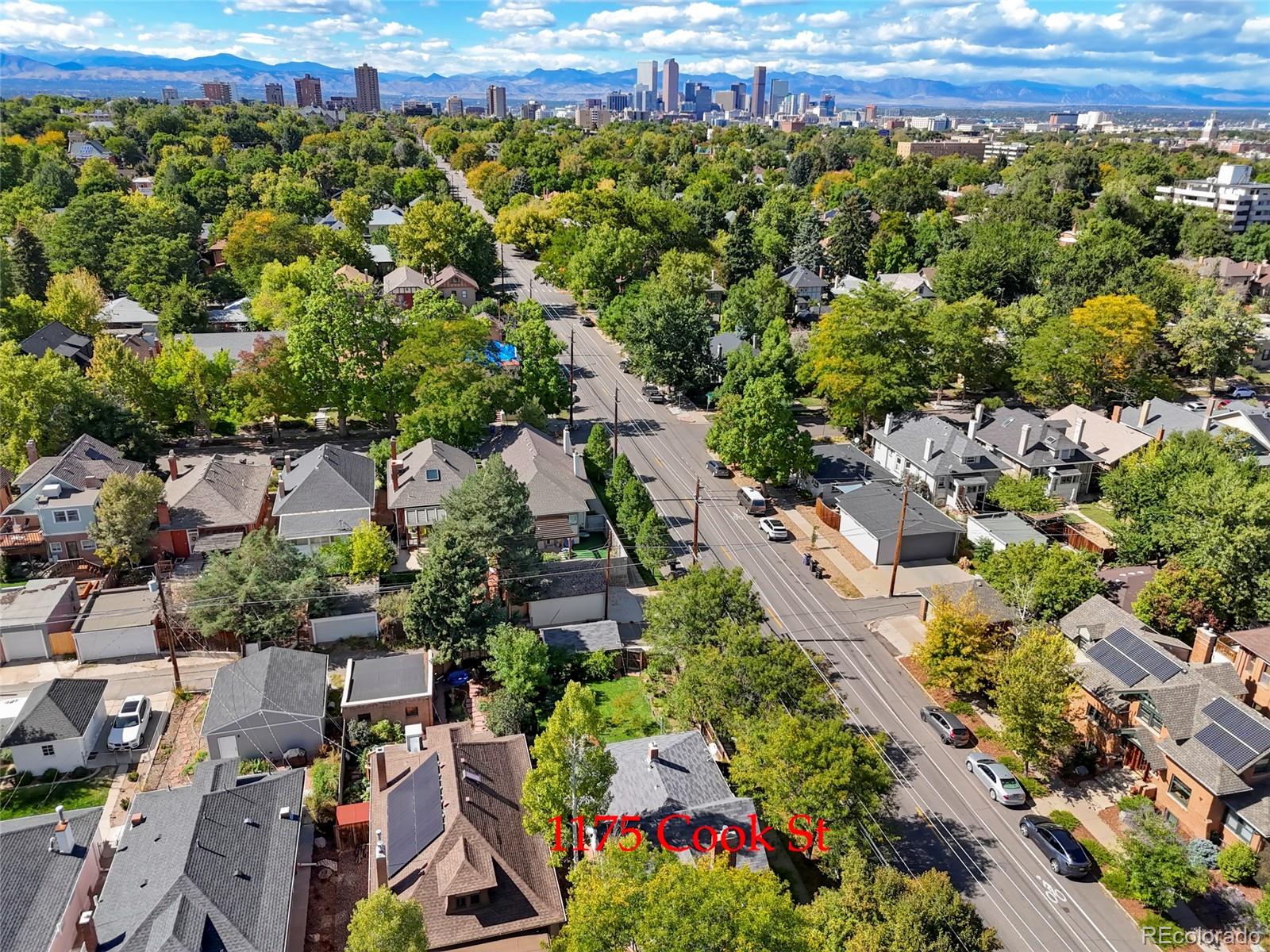 1175 Cook Street Denver, CO 80206 - Photo 39 of 42 an aerial view of multiple house