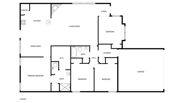 a picture of a bathroom with a shower